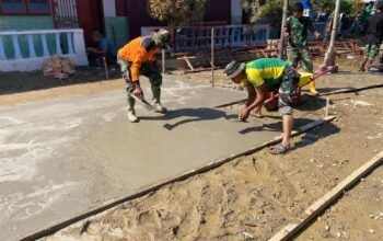 Koramil 07/Kejuruan Muda dan Satgas Gulbencal Rehabilitasi SDN Sungai Liput, Proses Belajar Kembali Normal