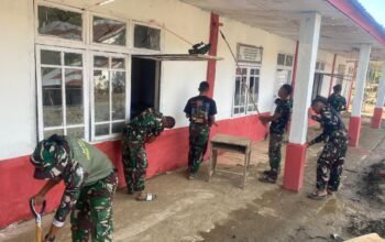 Satgas Gulbencal TNI Percepat Pemulihan SMPN 26 Takengon Pasca Longsor dan Banjir Bandang