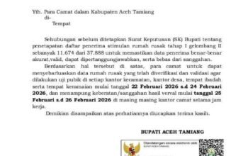 Pemerintah Kabupaten Aceh Tamiang Melaksanakan Uji Publik Tahap I Gelombang II