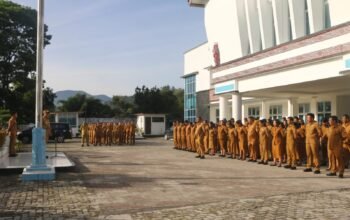 Bupati Tapanuli Utara Pimpin Apel Gabungan, Tekankan Kesiapsiagaan dan Perencanaan Terintegrasi