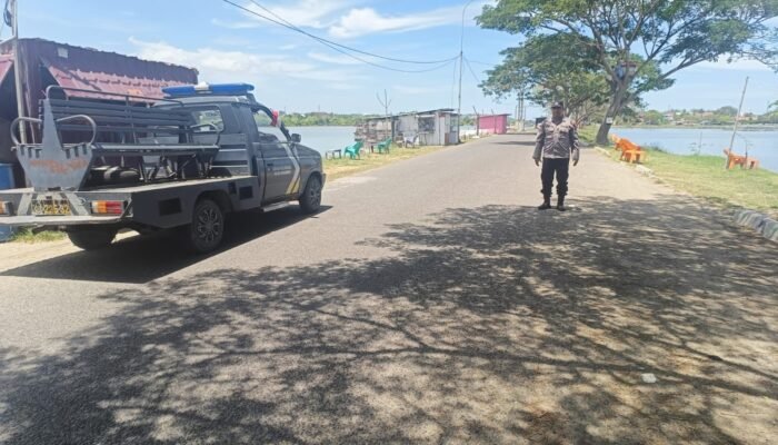 Cegah Balap Liar Saat Sholat Jumat, Polsek Banda Sakti Patroli Waduk Pusong
