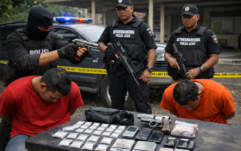 Dua Terduga Pengedar Sabu di Bireuen Ditangkap, Satu Pelaku Sempat Tembak Petugas