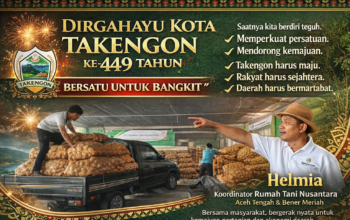 Rumah Tani Nusantara Gaungkan Semangat “Bersatu untuk Bangkit” di HUT ke-449 Takengon