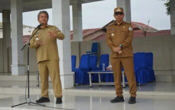 Pimpin Apel Gabungan, Bupati Tapanuli Utara tekankan ASN yang bekerja keras dan bekerja cerdas.