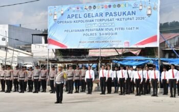Apel Gelar Pasukan Ops Ketupat Toba 2026, Pemkab Samosir Turunkan Personel Kawal Kelancaran dan Keamanan Libur Lebaran