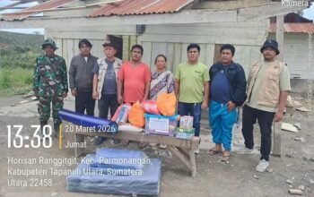 BPBD Tapanuli Utara Gerak Cepat Tangani Dampak Puting Beliung di Parmonangan