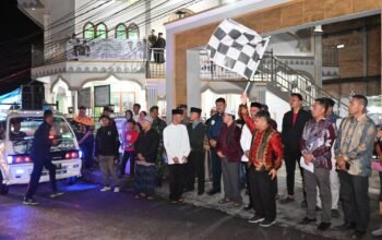 Bupati Humbang Hasundutan Melepas Pawai Takbiran Keliling 1 Syawal 1447 H