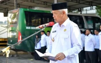 Wabup Armia Pimpin Apel Perdana Pasca Lebaran, Tegaskan Disiplin ASN dan Pelayanan Prima