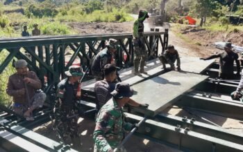 Pembangunan Jembatan Bailey di Lukup Sabun Barat Capai 55 Persen, Ditargetkan Rampung Maret 2026