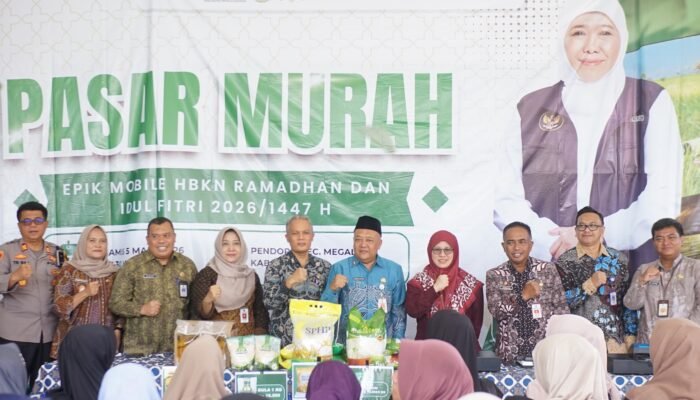 Jaga Stabilitas Harga Jelang Lebaran, TPID Jatim dan Jombang Gelar Pasar Murah EPIK Mobile di Megaluh