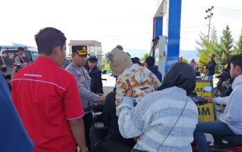 Kapolres Bener Meriah Turun Cek SPBU, Pastikan Stok BBM Aman di Tengah Isu Kelangkaan