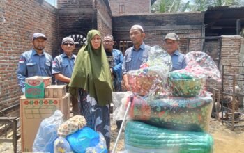 Di Tengah Musibah Kebakaran, PWO Aceh Utara Hadir Menguatkan Korban di Samudera