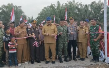 Bupati Aceh Tamiang Resmikan Jembatan Garuda di Tanjung Genteng, Perkuat Akses dan Konektivitas Warga