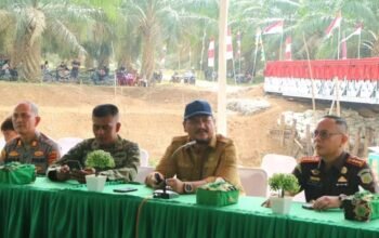 Bupati Aceh Tamiang Resmikan Jembatan Modular Garuda di Tanjung Genteng