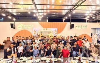 Polres Lhokseumawe Perkuat Sinergi dengan Insan Pers, Santuni Anak Yatim dalam Buka Puasa Bersama