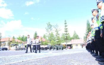 Polres Bener Meriah Gelar Apel Pasukan Operasi Ketupat Seulawah 2026, Pastikan Pengamanan Idul Fitri Berjalan Aman