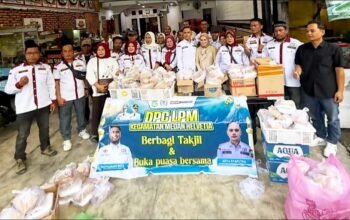 DPC LPM Medan Helvetia Berbagi Takjil dan Gelar Buka Puasa Bersama, Pererat Silaturahmi dengan Masyarakat