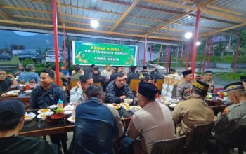 Polres Bener Meriah Pererat Sinergi dengan Media Lewat Buka Puasa Bersama