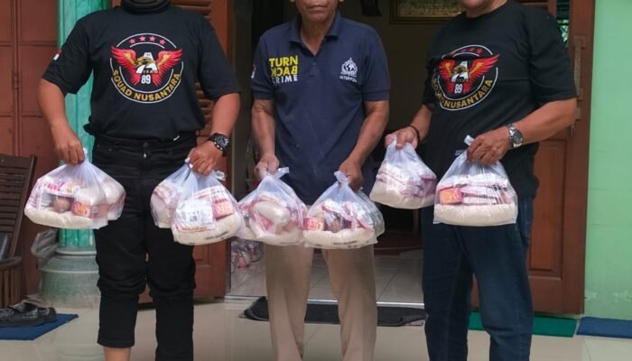 Squad Nusantara DPC Jombang Bagikan Sembako untuk Warga, Perkuat Kepedulian Sosial di Penghujung Ramadhan