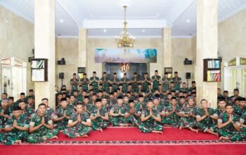 Peringatan Nuzulul Qur’an, Divif 2 Kostrad Perkuat Iman dan Ketakwaan Prajurit