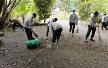 Dari Sekolah hingga Mako, Kurve Serentak Polres Aceh Tengah Wujudkan Lingkungan Bersih dan Nyaman