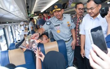 Jasa Raharja Berangkatkan Ribuan Pemudik dari Stasiun Pasar Senen dalam Program Mudik Gratis BUMN 2026