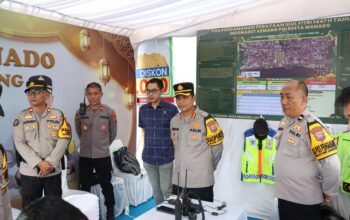 Kapolresta Manado Tinjau Pos Pengamanan Ops Ketupat Samrat 2026, Pastikan Kesiapsiagaan Personel