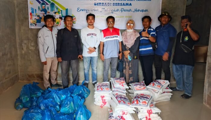 Pertamina EP Rantau Bersama Insan Pers Aceh Tamiang Salurkan Bantuan untuk Korban Banjir Jelang Idul Fitri 1447 H