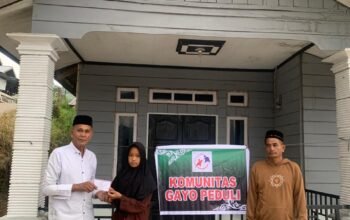 Kepala Kampung Bah Santuni 15 Anak Yatim Jelang Idul Fitri 1447 H