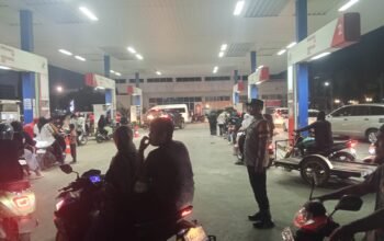 Polsek Banda Sakti Perketat Pengamanan SPBU dan Titik Rawan di Momentum Lebaran