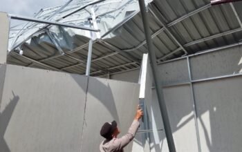 Angin Kencang Terjang Bener Meriah, Lima Rumah Huntara di Kecamatan Bukit Rusak