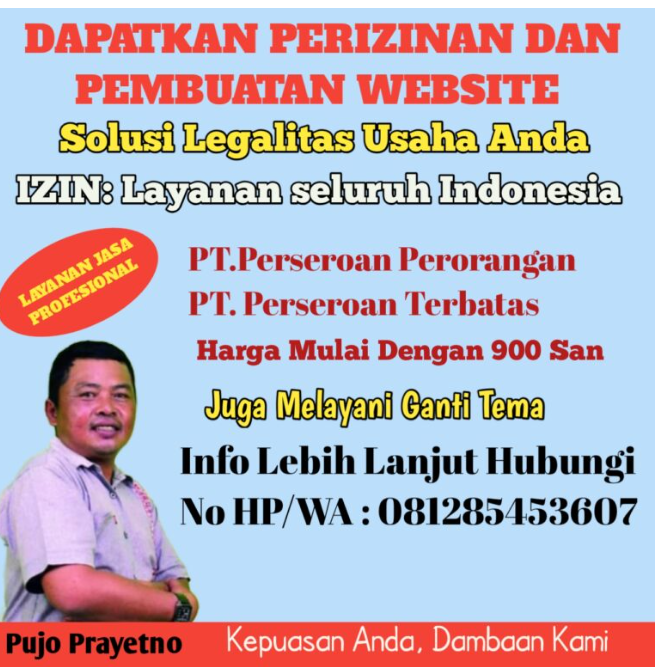 Jasa Perizinan & Pembuatan Website
