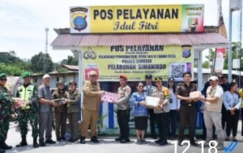 Bupati-Wabup Samosir Monitoring Pos Pengamanan Lebaran 2026, 10 Pos Disiagakan