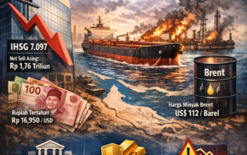 IHSG Pasca-Lebaran 2026 Bergejolak, Krisis Selat Hormuz Picu Tekanan dan Ancaman Stagflasi