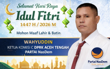 Wahyuddin Sampaikan Ucapan Idul Fitri 1447 H/2026 M