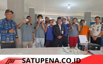 Pemkab Humbahas Jemput Bola Percepat Perekaman KTP-el bagi Warga Binaan Rutan Kelas IIB.