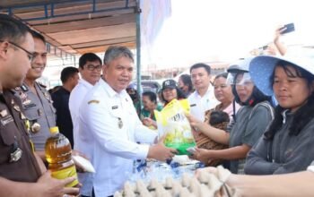 Pemkab Tapanuli Utara Laksanakan Sidak Pasar dan GPM di Pasar Tarutung