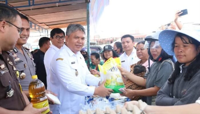 Pemkab Tapanuli Utara Laksanakan Sidak Pasar dan GPM di Pasar Tarutung
