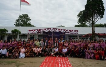 Semangati Anak Didik, Bupati Taput Hadiri Pentas Seni SMA Negeri 1 Pagaran