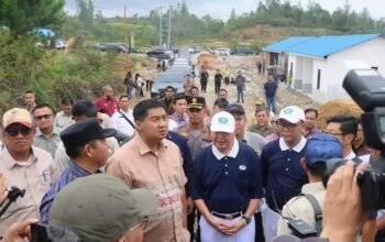 Menteri PKP dan Mendagri Tinjau Progress Pembangunan Huntap