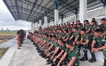 Pemkab Humbang Hasundutan Sambut Kedatangan Prajurit Yonif TP 955/Hoda Sihapaspili di Doloksanggul