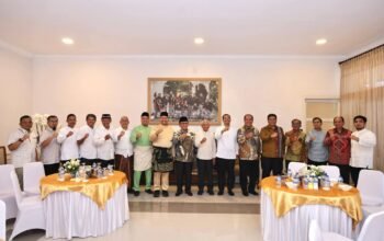 Bupati dan Wakil Bupati Samosir Hadiri Open House Gubsu dan Wa Gubsu.