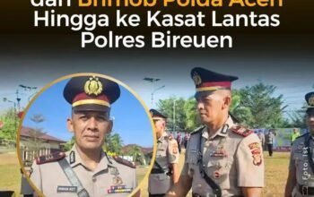 Rotasi Jabatan di Polres Bireuen, AKP Irwansyah Nasution Jabat Kasat Lantas