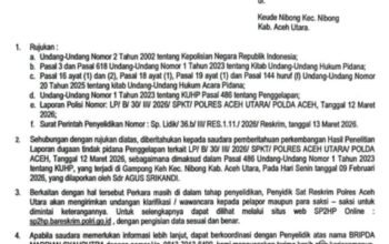 Penyidik Usut Dugaan Penggelapan Dana PIP di SDN 3 Nibong