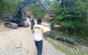 Progres Pembangunan Jembatan Bailey di Kecamatan Linge Capai 2 Persen