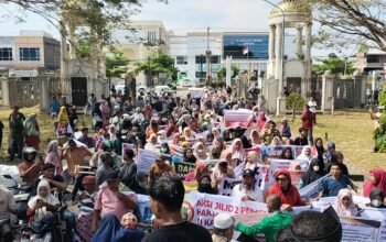 Aksi Jilid II Koalisi Gerakan Sipil Bireuen: Ribuan Korban Banjir Tuntut Pemkab Percepat Penanganan