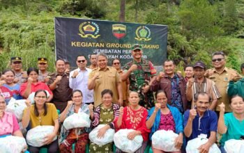 ‎Pemkab Taput Dukung Groundbreaking Jembatan Printis Sitakka