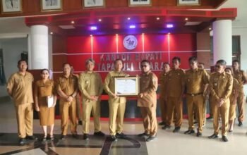 Pemerintah Kabupaten Tapanuli Utara menerima tiga penghargaan di bidang Reformasi Hukum