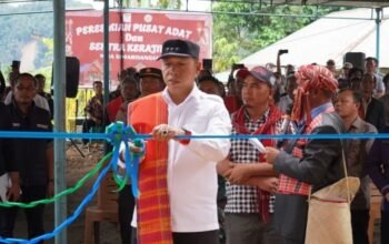 ‎Bupati Taput Resmikan Pusat Adat Simardangiang, Perkuat Identitas dan Hilirisasi Kemenyan