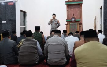 Safari Subuh Wakapolres Aceh Tengah: Imbau Warga Waspada Hujan Tinggi dan Perkuat Pengawasan Anak